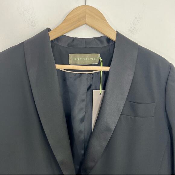 NWT Mint Velvet Black Boyfriend Modern Blazer Size 16 - Picture 9 of 14